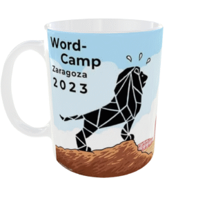 Taza WordCamp Zaragoza 2023